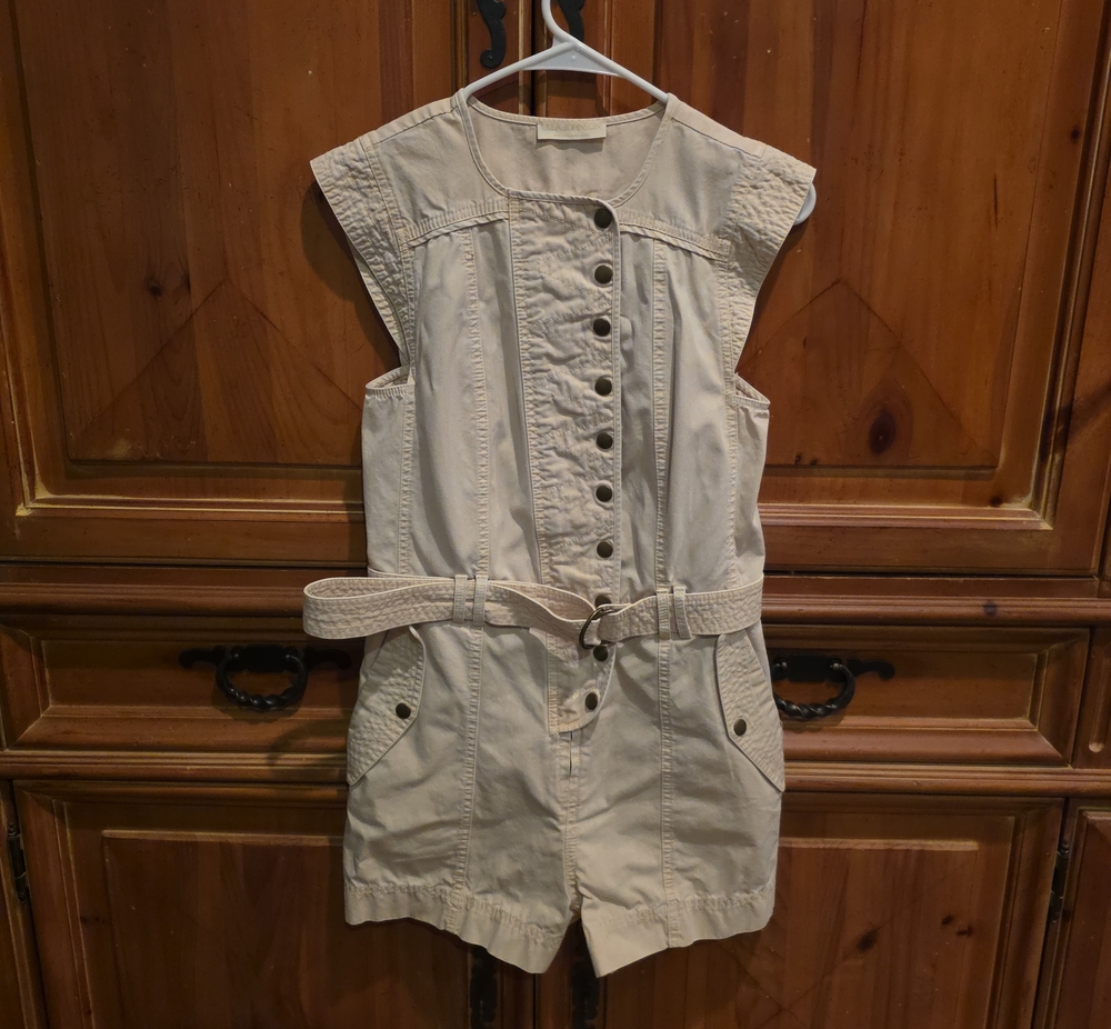 Briar Romper In Brazilian Sand Color Size 0